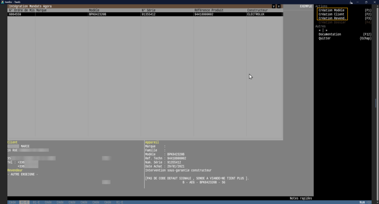 Intégration des mandats Agora