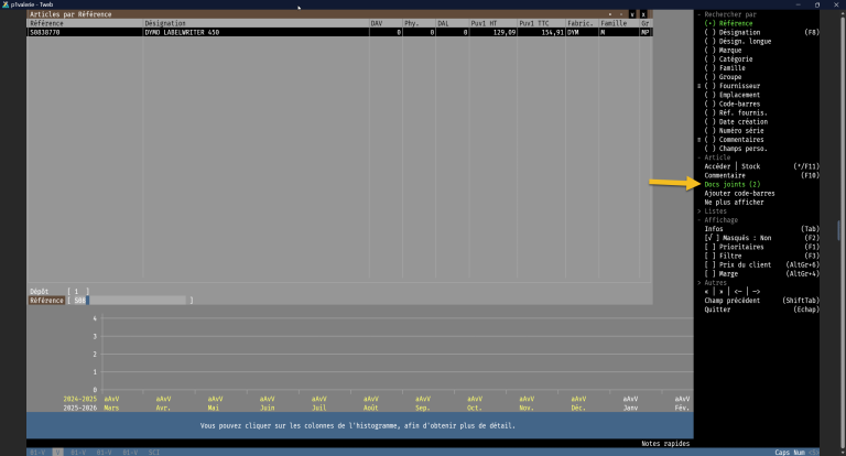 Recherche articles documents joints