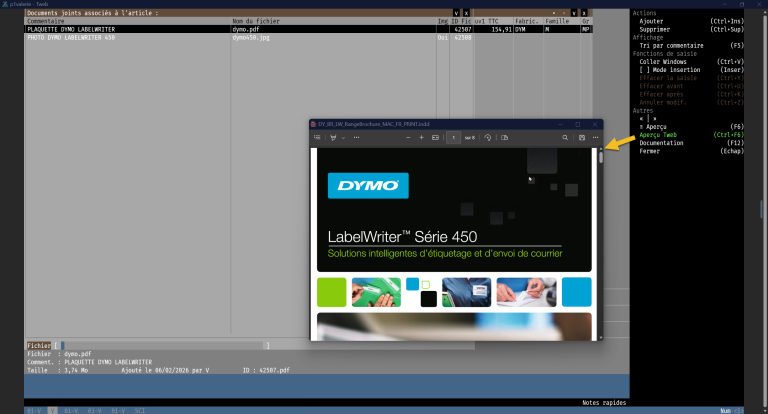 Apercu des documents joints d'un article